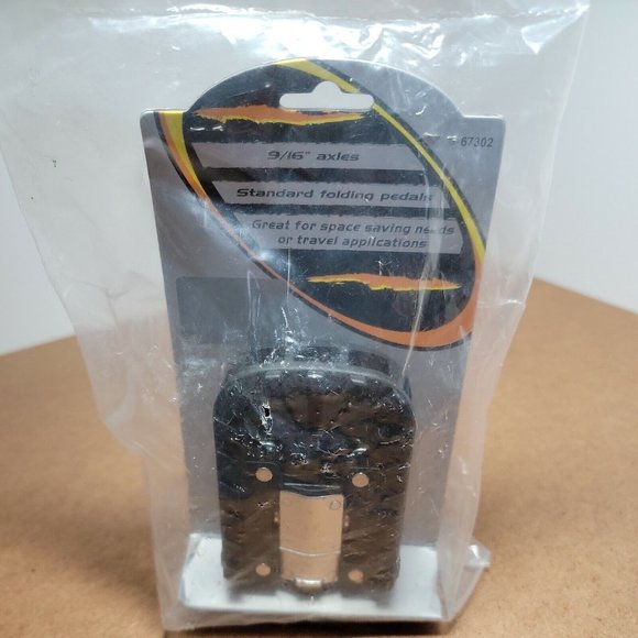 New in Package SUNLITE Folding Bicycle Pedals with 9/16" Axel and Reflectors - Picture 5 of 8